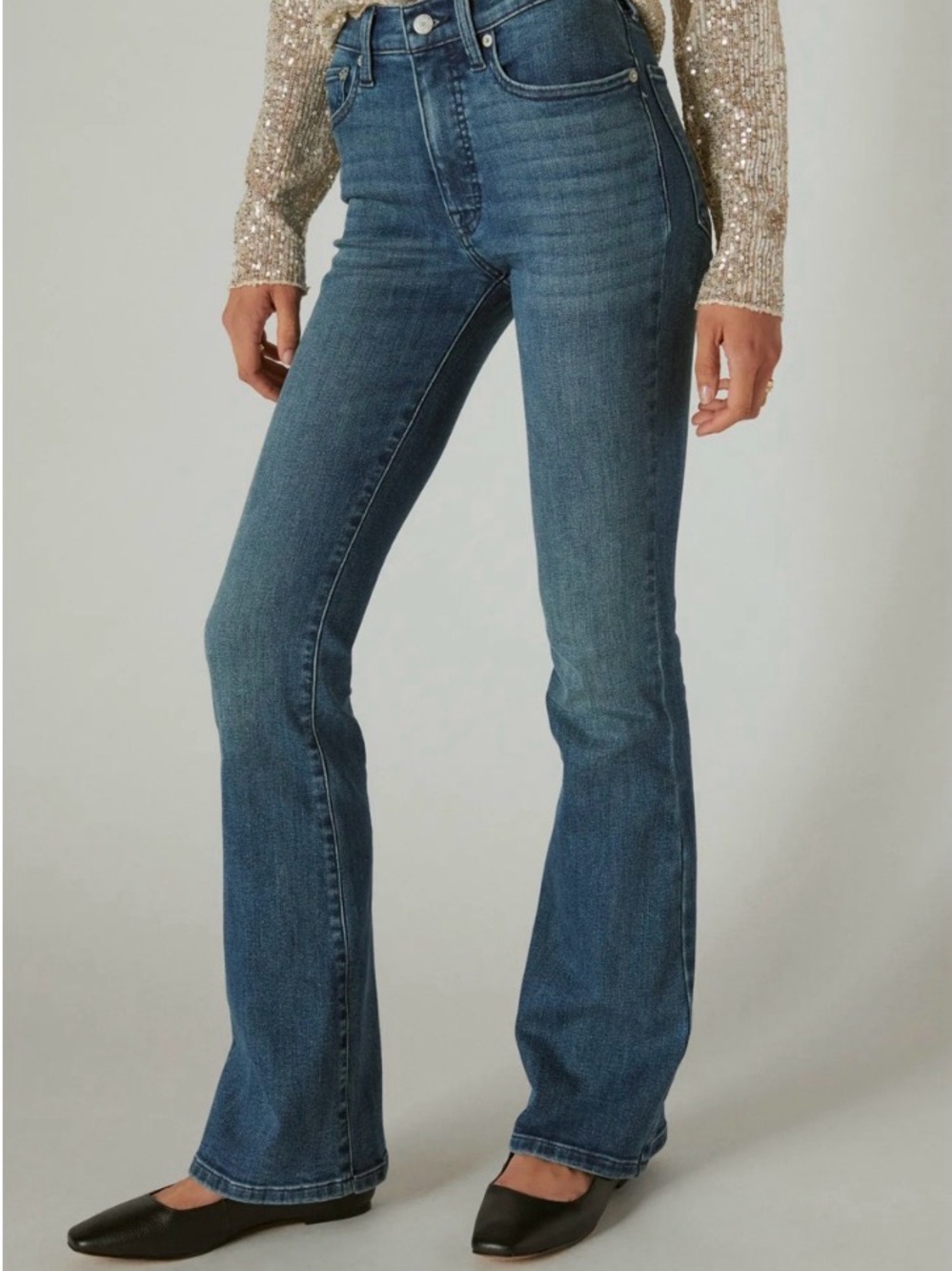 Lucky Brand High Rise Stevie Flare 8/29